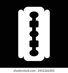 razor blade vector icon design