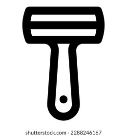 razor blade vector icon illustration asset