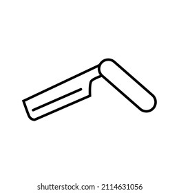 razor blade vector, icon or symbol design
