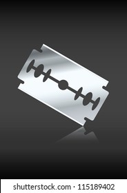 Razor blade. Vector illustration