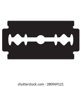 Razor Blade Vector Illustration Stock Vector (Royalty Free) 97136696