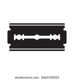 Rasierklinge Vektorillustration Logo Design
