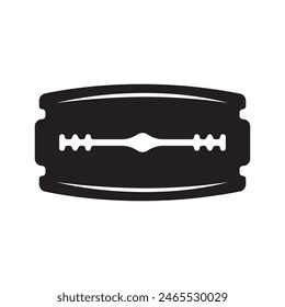 razor blade vector illustration logo design