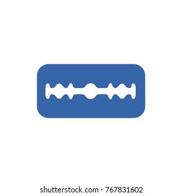 razor blade vector template icon