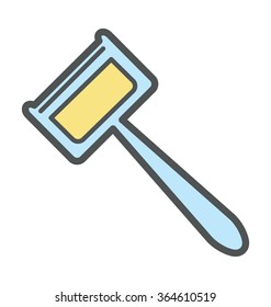 
Razor Flat Icon Illustration
