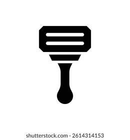 Razor Glyph Icon. Razor Icon