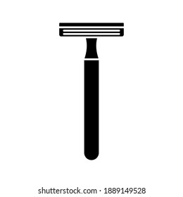 Razor Icon. barber shop sign. Vector Illustration