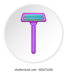 Razor icon. Cartoon illustration of razor vector icon for web
