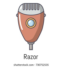 Razor icon. Cartoon illustration of razor vector icon for web