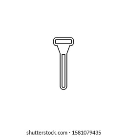 Razor icon. Cleaning equipment symbol. Logo design element