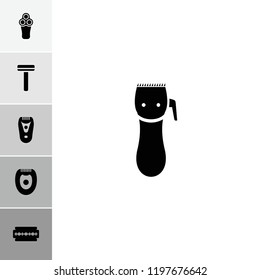 Razor icon. collection of 6 razor filled icons such as . editable razor icons for web and mobile.