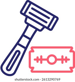 Razor Icon Color Vector Illustration