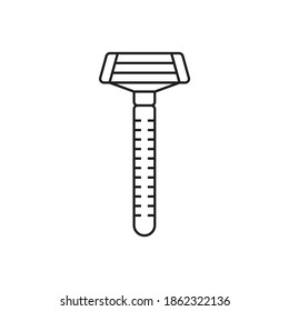 Razor icon design isolated on white background. vector illustration