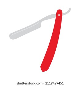 Icono de Razor. Diseño de color plano. Ilustración vectorial.