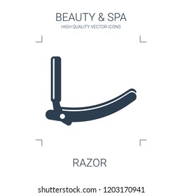 razor icon. high quality filled razor icon on white background. from beauty collection flat trendy vector razor symbol. use for web and mobile
