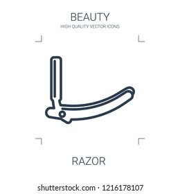 razor icon. high quality line razor icon on white background. from beauty collection flat trendy vector razor symbol. use for web and mobile