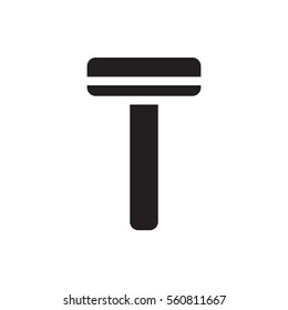 razor icon illustration isolated vector sign symbol