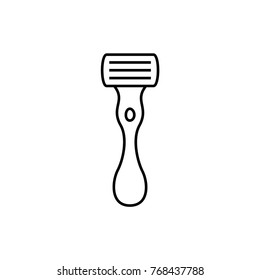 razor icon illustration isolated vector
