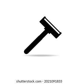 Razor icon isolated on white background. Vector illustration