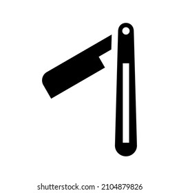 Razor icon isolated on white background
