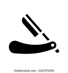 Icono de Razor aislado en fondo blanco