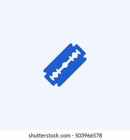 razor icon, isolated, white background