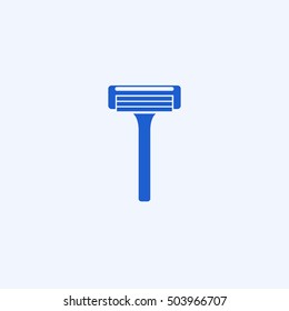 razor icon, isolated, white background
