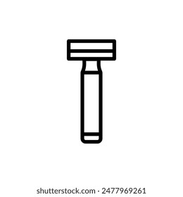 Razor icon line style vector
