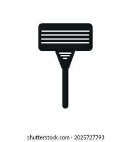 razor icon on white background. Simple element illustration from Beauty concept