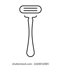 razor icon on white background, vector illustration.
