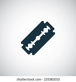razor icon on white background