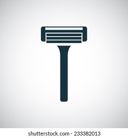 razor icon on white background 