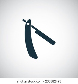 razor icon on white background 