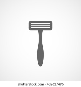 Razor Icon On White Background