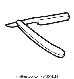 razor icon outline
