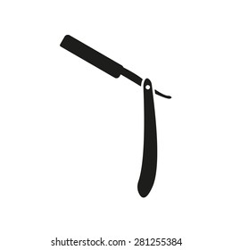 The razor icon. Shaver symbol. Flat Vector illustration