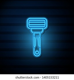 # Razor icon. Shaving vector icon