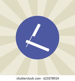 razor icon. sign design. background