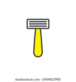 razor icon. sign for mobile concept and web design. outline vector icon. symbol, logo illustration. vector graphics.