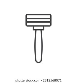 Vector de símbolo de símbolo de icono de Razor