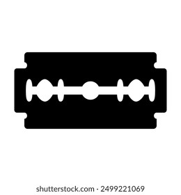 Razor icon silhouette. Vector image