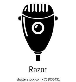 Razor icon. Simple illustration of razor vector icon for web