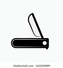 Razor Icon Symbol Vector Illustration.