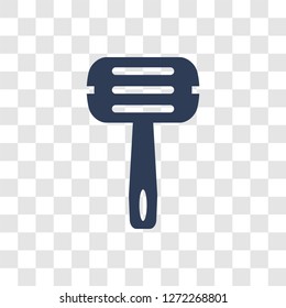 Razor icon. Trendy Razor logo concept on transparent background from Hygiene collection