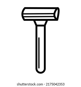 Razorsymbol in trendiger Vektordesign-Illustration