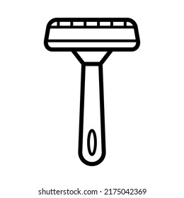Icono de Razor en la ilustración de diseño vectorial de moda