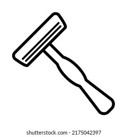 Razor icon in trendy vector design illustration