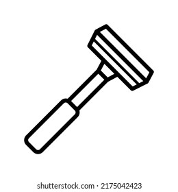 Razorsymbol in trendiger Vektordesign-Illustration