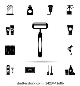 razor icon. Universal set of Bathroom for website design and development, app development