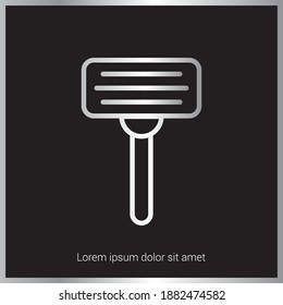 Razor icon vector. Beauty Salon icon. Eps10 vector illustration.